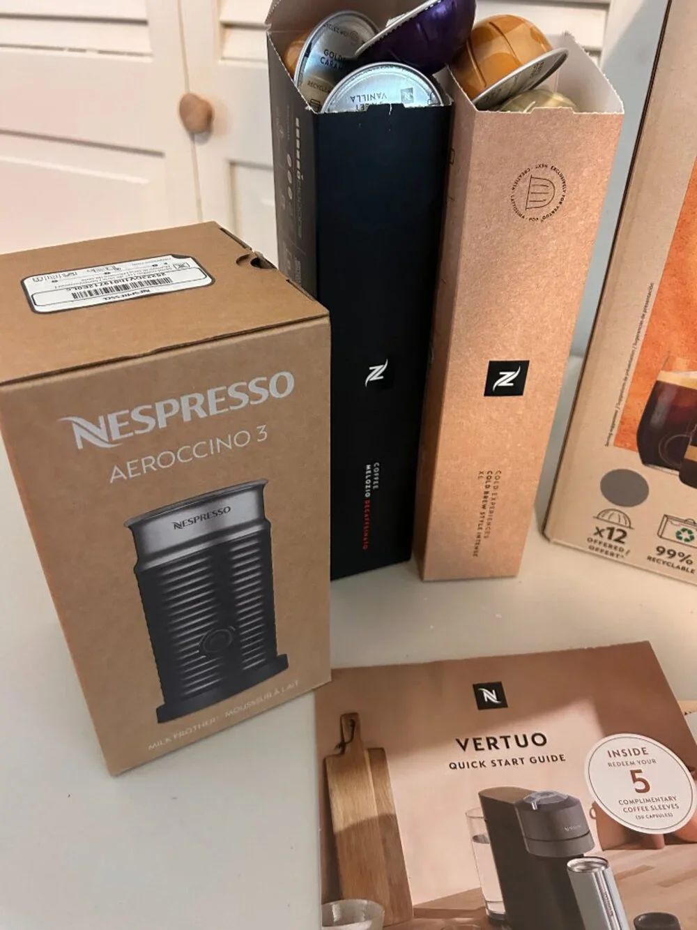 *OPEN BOX* Nespresso Vertuo Next Espresso Machine & Aeroccino 3